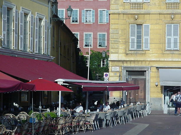 Street Cafes in Vieux Nice