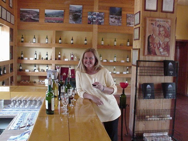 Tracy, the Wine Taster-Click to enlarge