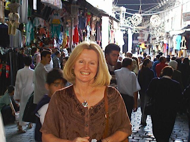 Tracy at the Souk