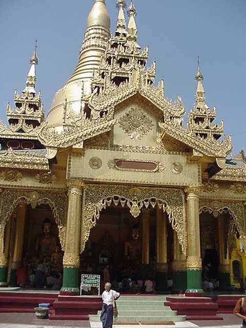 The Peacock Motif is found on the restored Eastern Devotional Hall